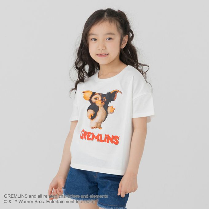 日本 Chil2 - 聯名款 100%純棉短袖上衣-電影角色小精靈-白