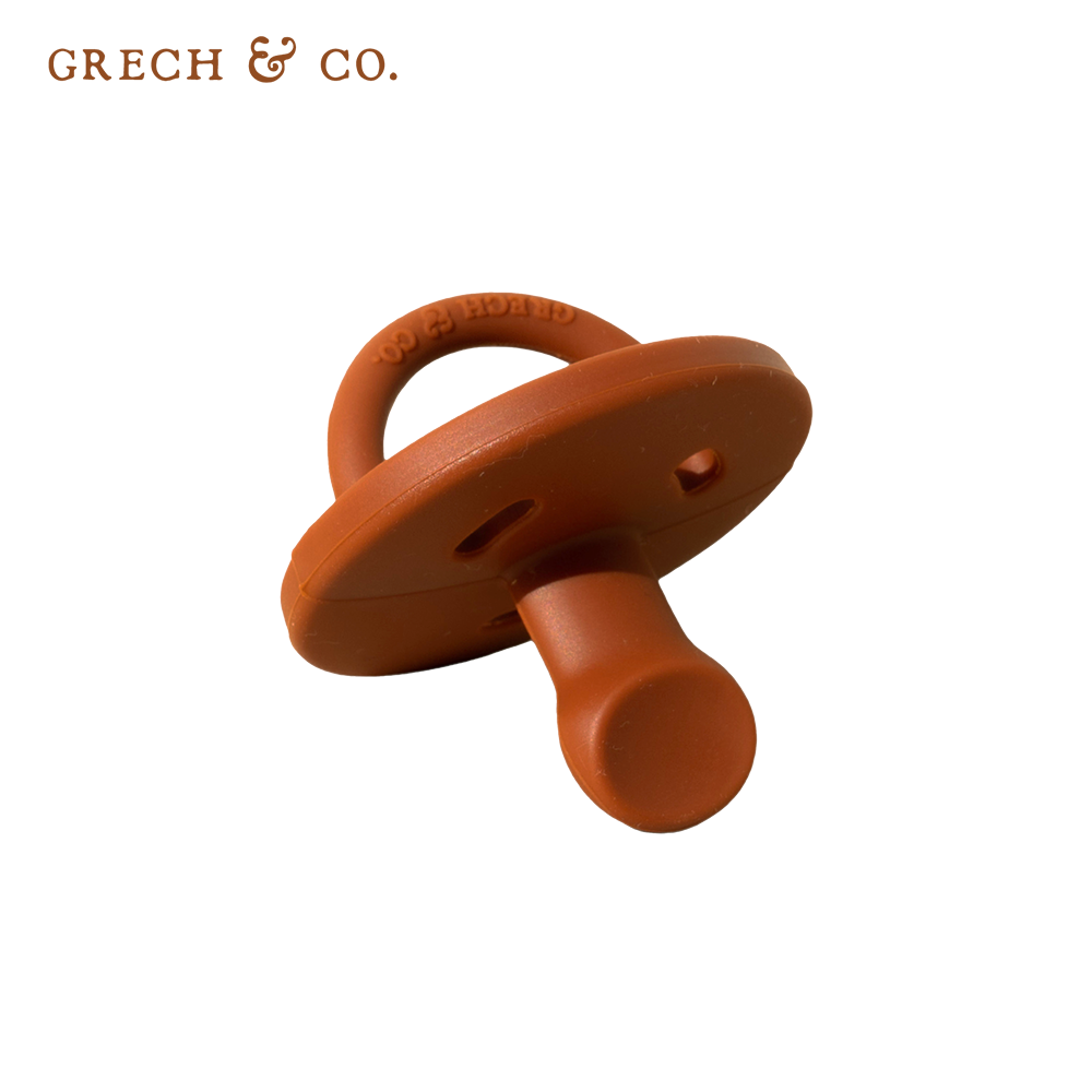 丹麥Grech&Co. - 矽膠安撫奶嘴-肉桂棕