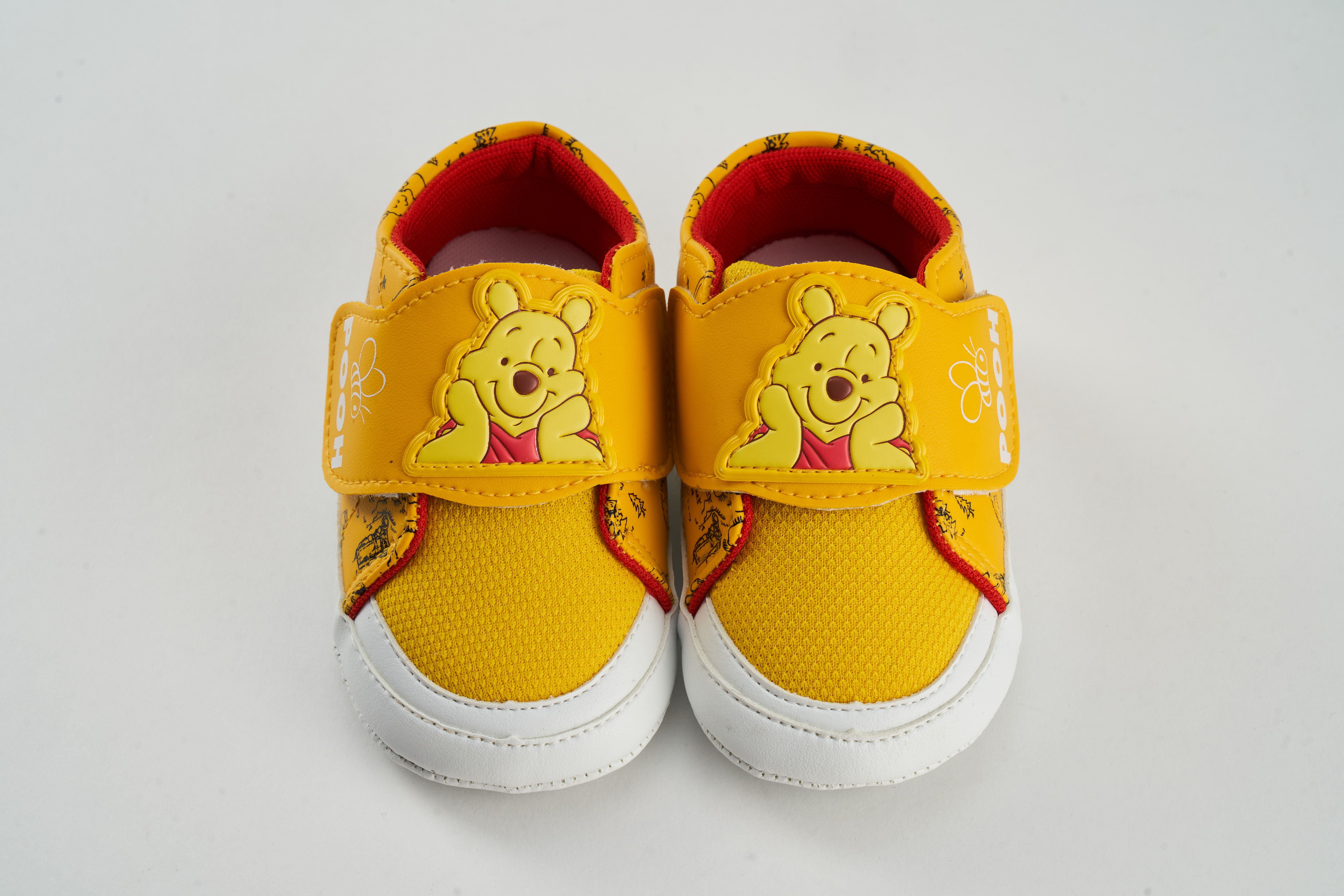 akachan honpo - 維尼造型學步鞋-黃色