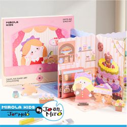 JarMelo 原創美玩 - 3合1閃亮沙畫娃娃屋 MK96604