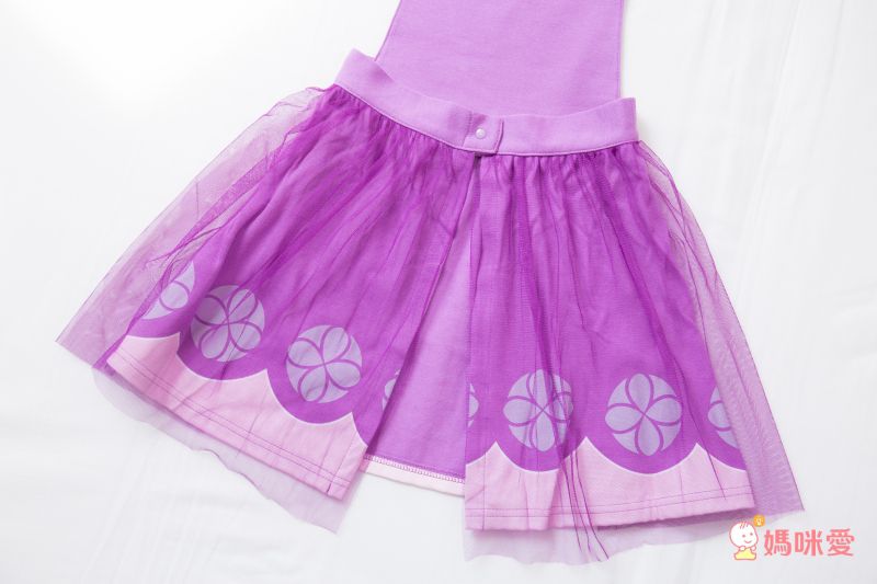 日本千趣會 - 迪士尼公主圍裙式洋裝-愛麗絲-藍白