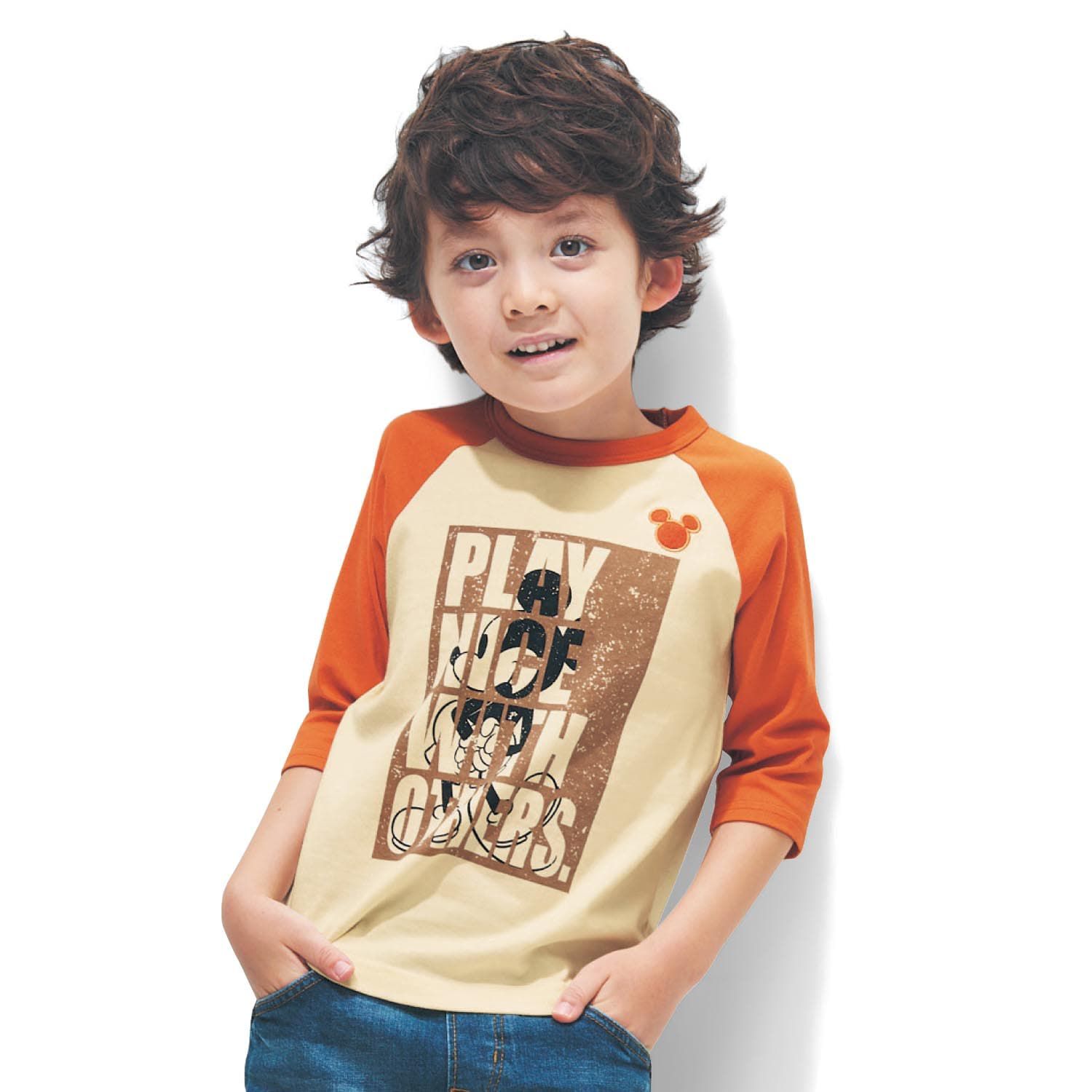 日本千趣會 - 迪士尼純棉七分袖上衣-玩具總動員-墨綠