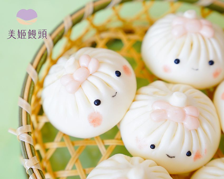 美姬饅頭 - 包子娃娃活菌豬造型包子 (6入)-50g