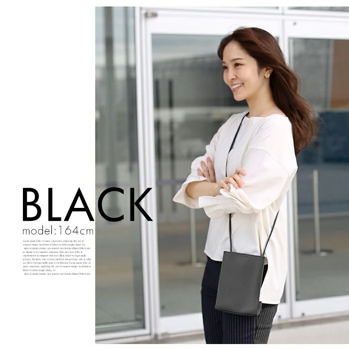 日本 Anello - 皮革斜挎手機包-NV海軍藍 (18cm×13cm×3cm)