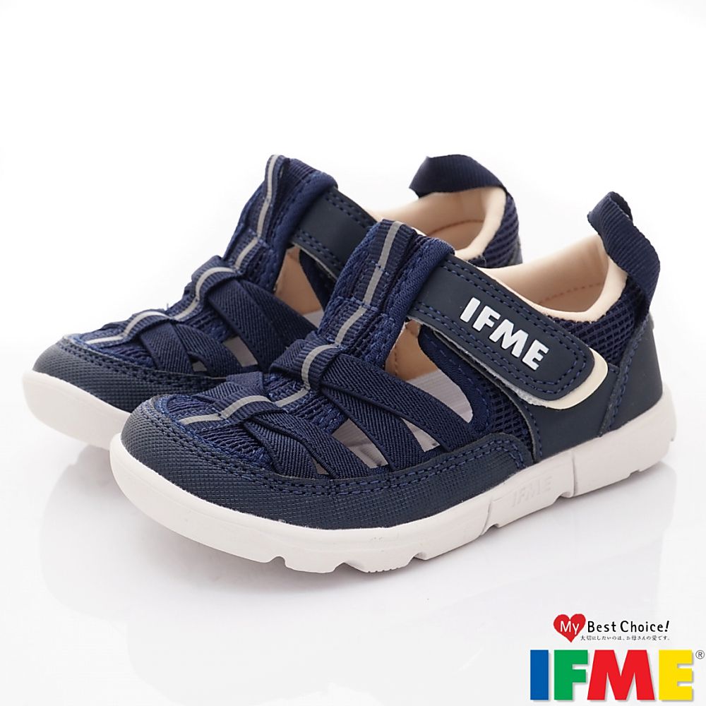 日本IFME - 水涼機能童鞋-IF30-341511軍藍(中小童段)-水涼鞋-軍藍