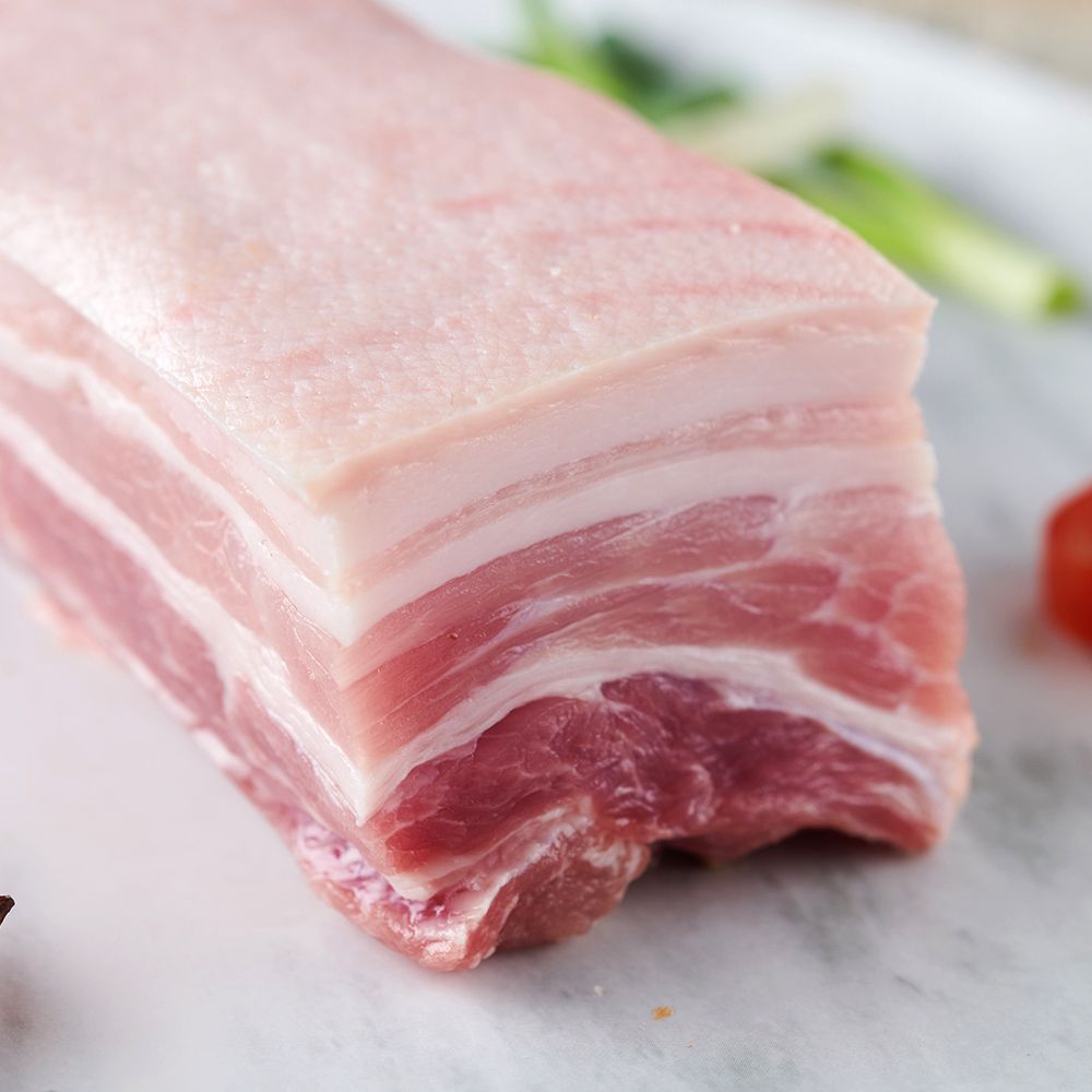 究好豬 - 帶皮五花肉條-600g/包（效期：2023/12/2）-600g/包