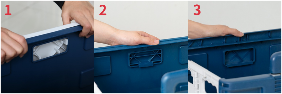 韓國 Damda - 購物車-57L/承重30kg-天藍+黃-42X36.5x40cm