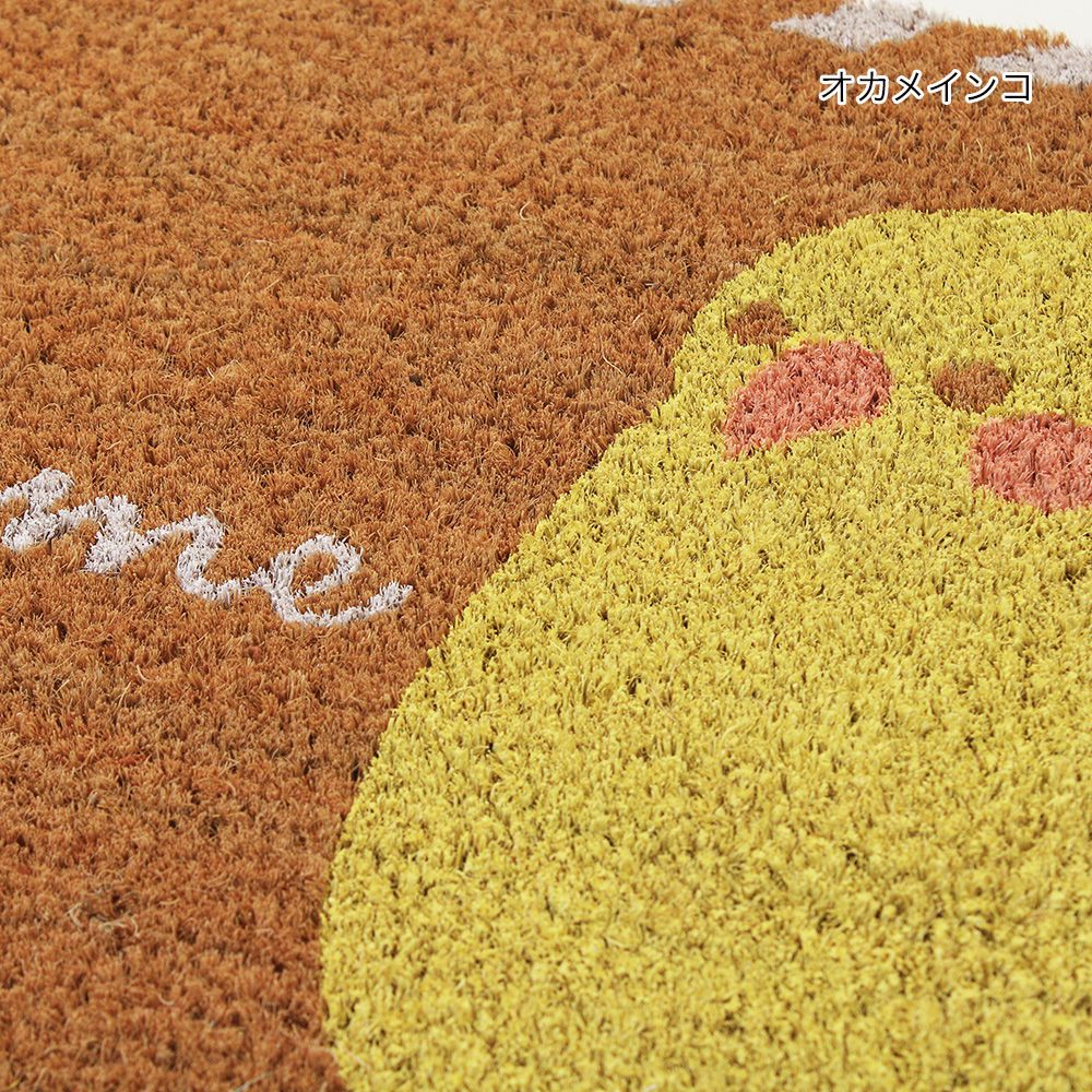 日本 TOMO - (室外款)長方形刮泥沙地墊-小黃鳥 (約60x40cm)