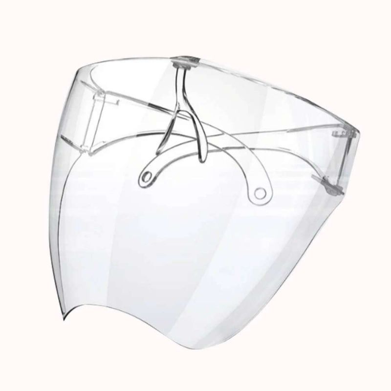 硬殼透明時尚太空隔離面罩/全臉防霧防護面罩/高清視線佳-特惠8入組 (非醫療用品)