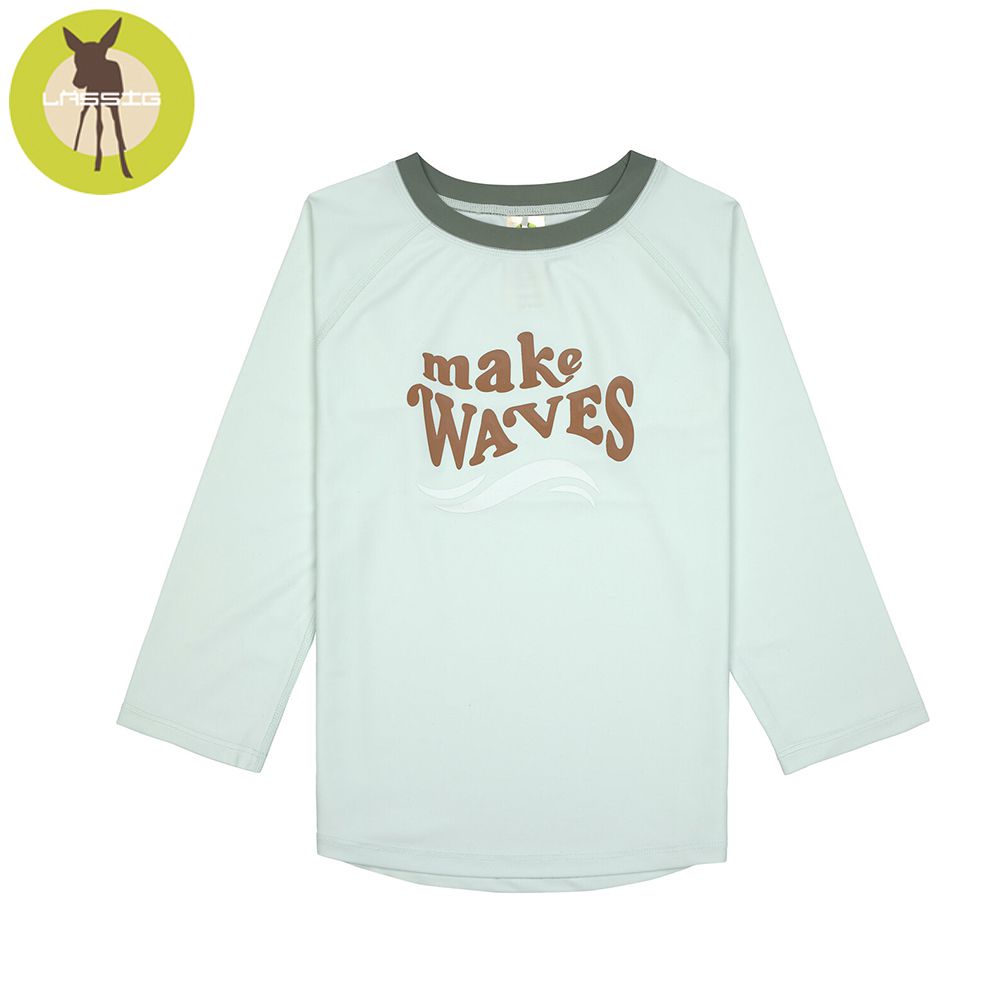幼童抗UV長袖泳裝上衣-掀起浪花