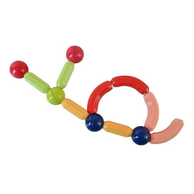 風車圖書 - 可愛動物-FOOD超人幼幼益智磁力棒