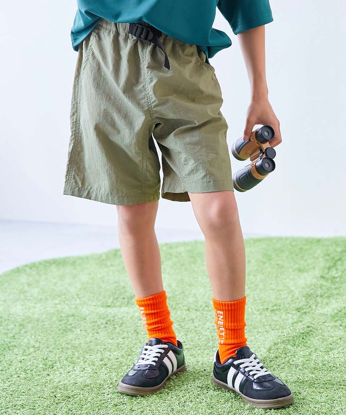 日本 devirock - 水陸二用 帥氣束腰玩水五分褲-亮紫