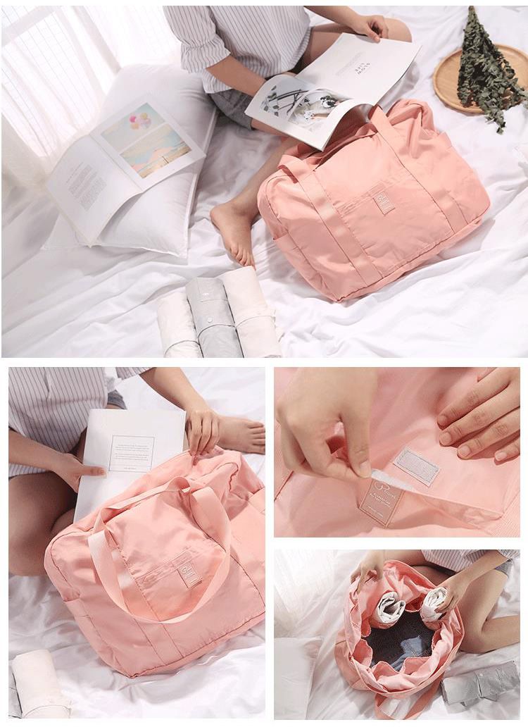 P.travel - 折疊購物包-黑色