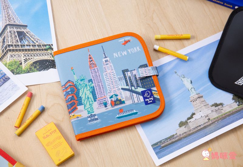 美國Jaq Jaq Bird - 攜帶型粉筆畫冊-城市系列-阿姆斯特丹