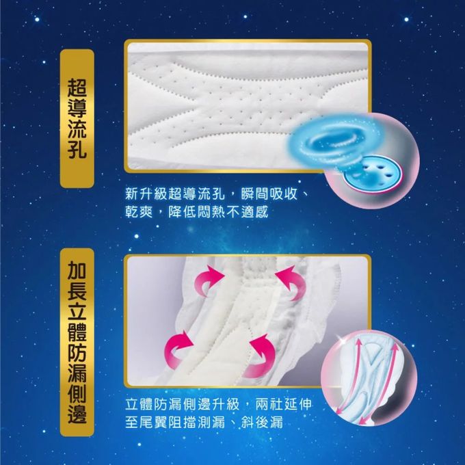 蘇菲 - 超熟睡細緻棉柔衛生棉 35cm 8片2包