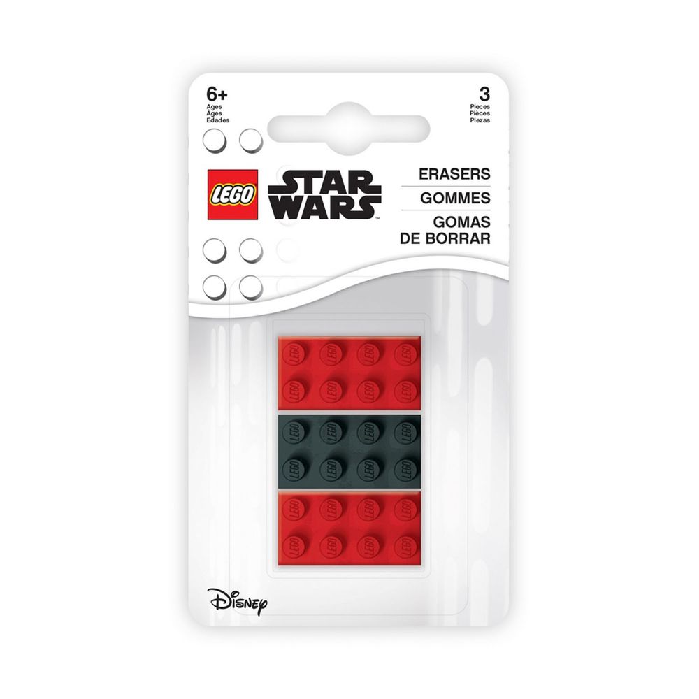 樂高 LEGO - LEGO星際大戰橡皮擦組-3.2×1.6×1.2公分