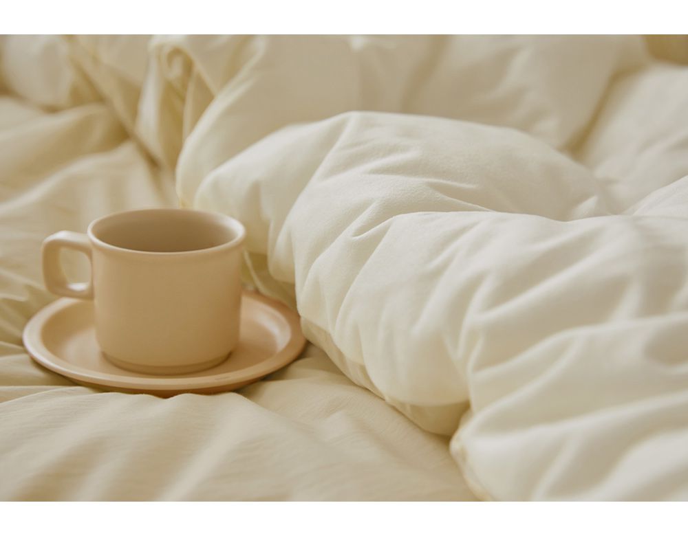 韓國 Maatila - 高密度60支棉舒柔超細纖維棉被(冬被)-奶油黃