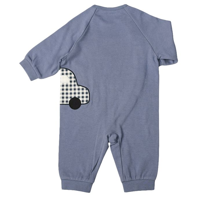 akachan honpo - 長袖兔裝 翻身神隊友-彈性材質-深藍色