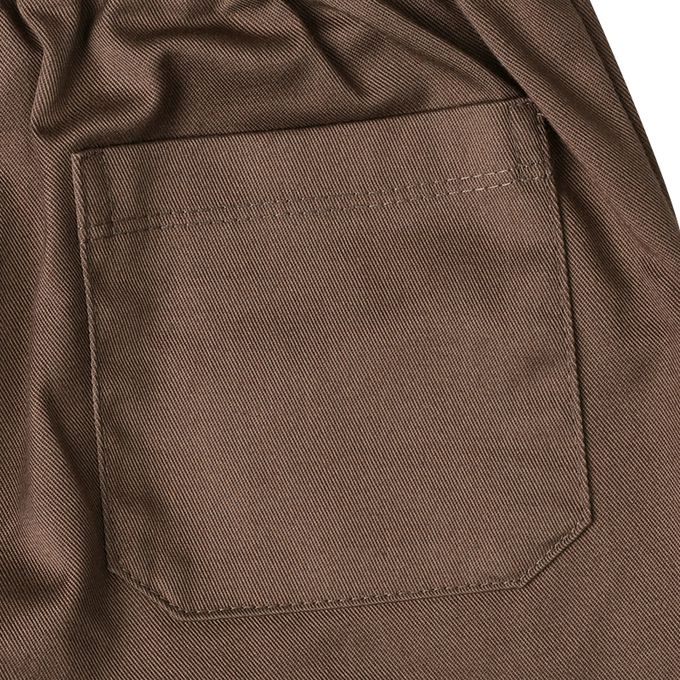 akachan honpo - 10分褲-膝蓋造型拼接-淺卡其色