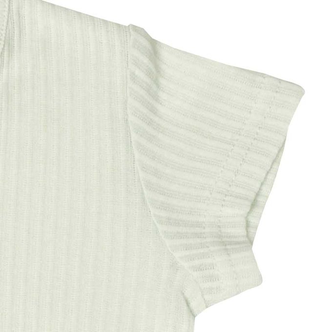 akachan honpo - 短袖涼爽連身衣-綠色 (50~60cm)