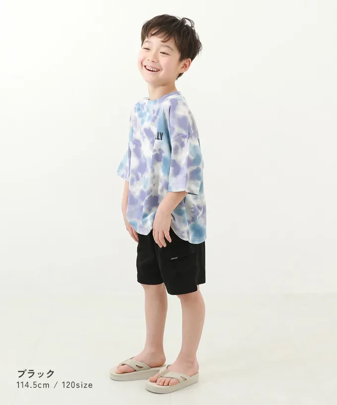 日本 devirock - 涼感速乾網眼 工裝口袋短褲-橄欖綠