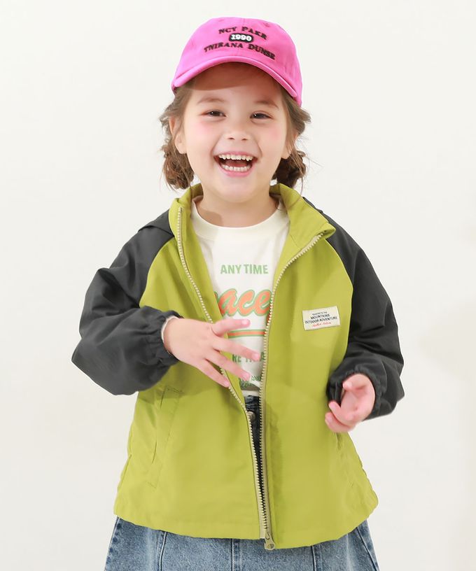 日本 devirock - 防潑水 網眼輕量風衣外套(帽可收)-藍紫X卡其