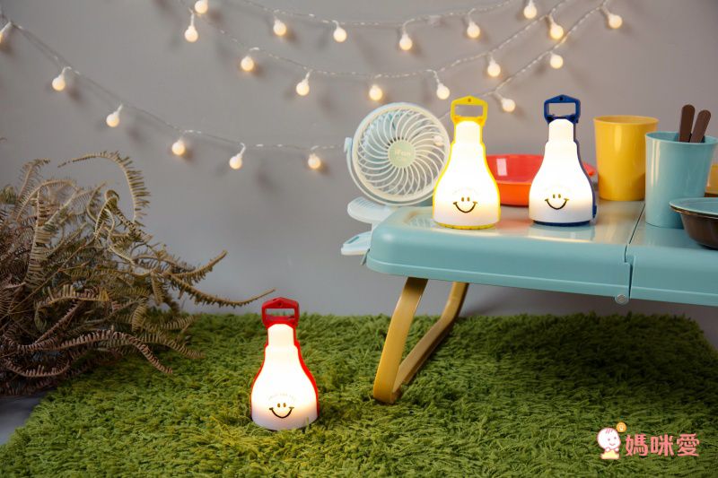 日本同步 夏季涼風夾扇ｘ可愛小夜燈 ❤ 免運優惠中～