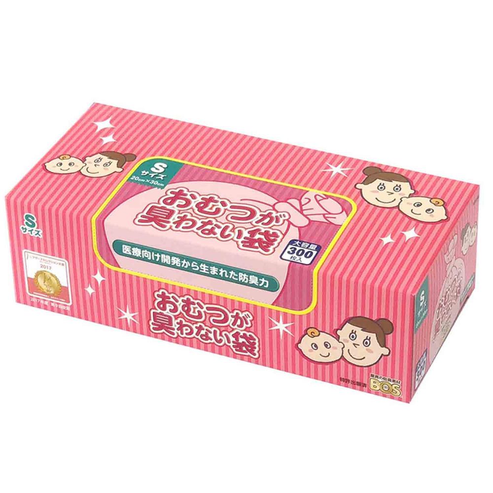 akachan honpo - 尿布防臭袋BOS-嬰兒用S尺寸-300張