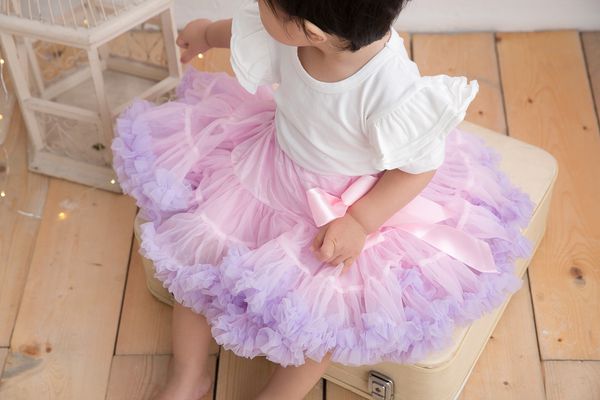 日安朵朵 - 女嬰童雪紡蓬蓬裙-拇指姑娘