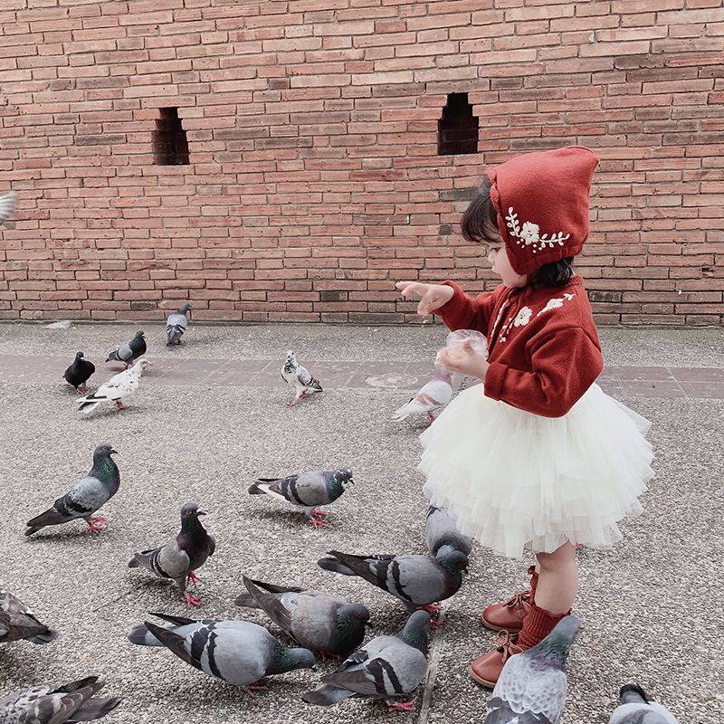 超萌澎澎網紗短裙-白色