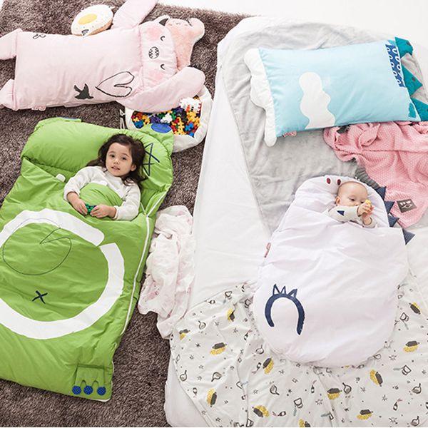 韓國Daby - 小怪獸嬰兒睡袋-恐龍Dinoy(淺紫)