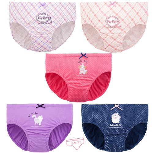 純棉兒童三角內褲5件組_女童-我的寶貝