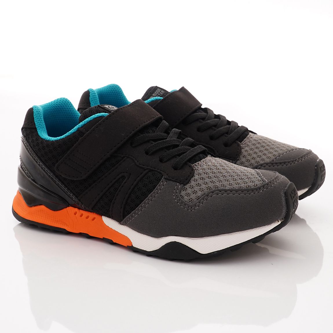 Moonstar日本月星 - 頂級HI系列穩健運動款(中大童段)-運動鞋-黑