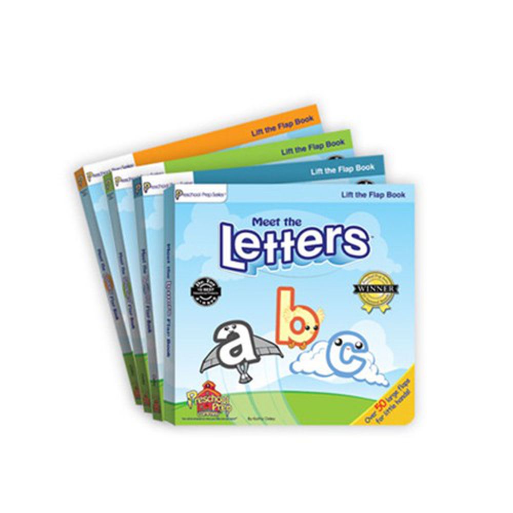Preschool Prep - 翻翻書-4本