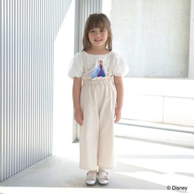 日本 Lycee mine - 閃耀冰雪公主薄紗泡泡袖上衣-海軍藍