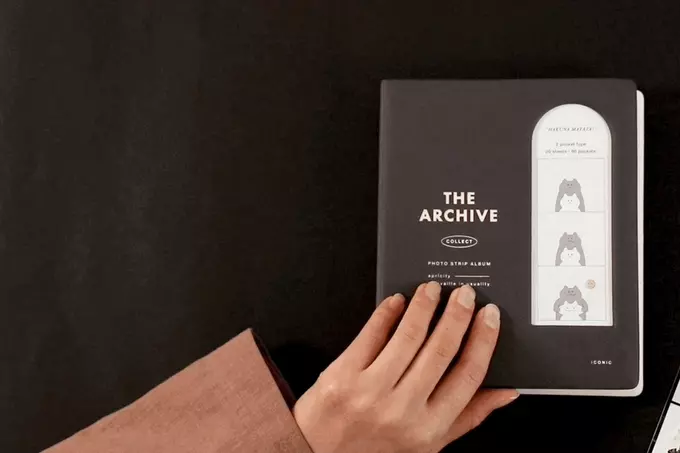 韓國 ICONIC - 韓國製人生四格照收藏相簿-起司黃 (13.8x17x3cm)