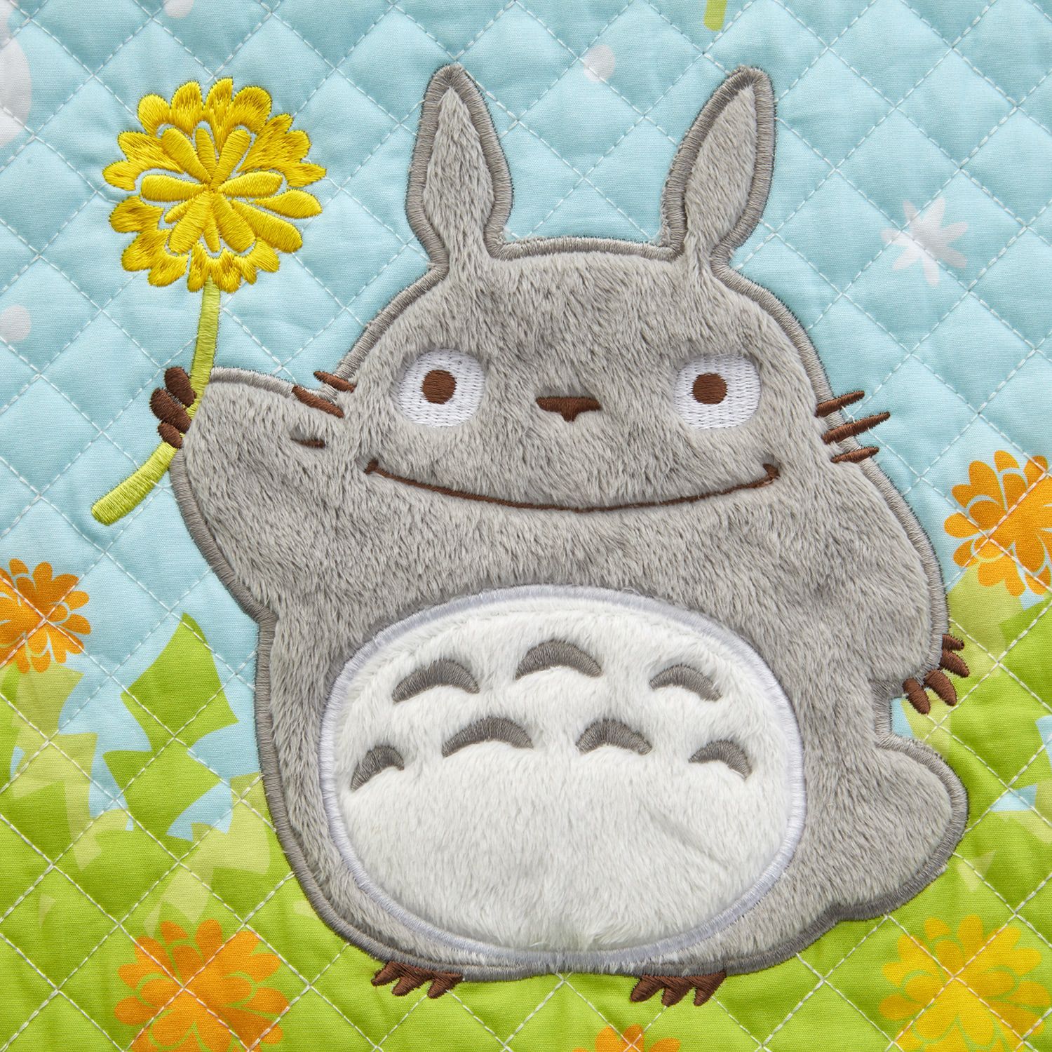 日本千趣會 - 立體龍貓印花上學鞋袋-和煦藍綠色 (約29×22×7cm)