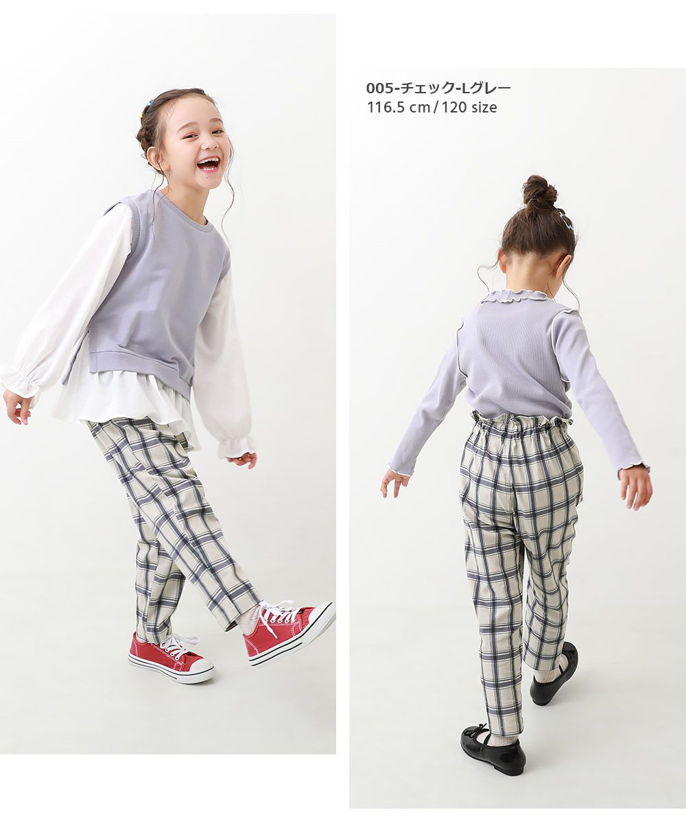 日本 devirock - 少女感高腰花苞束口長褲-軍綠