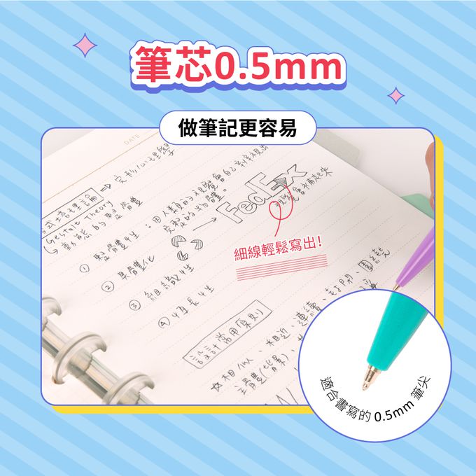 日本 SUN-STAR - 迪士尼Clic GOLD 黑色油性0.5mm原子筆-米奇 (效期:2024.07.01)