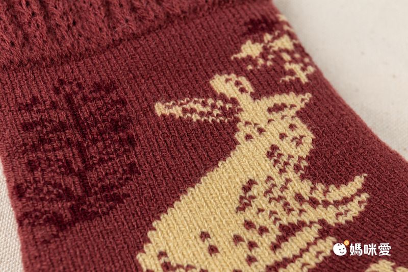 日本小泉 - 北歐風刷毛家居保暖襪-小花朵朵-焦糖棕 (M(-24.5cm))