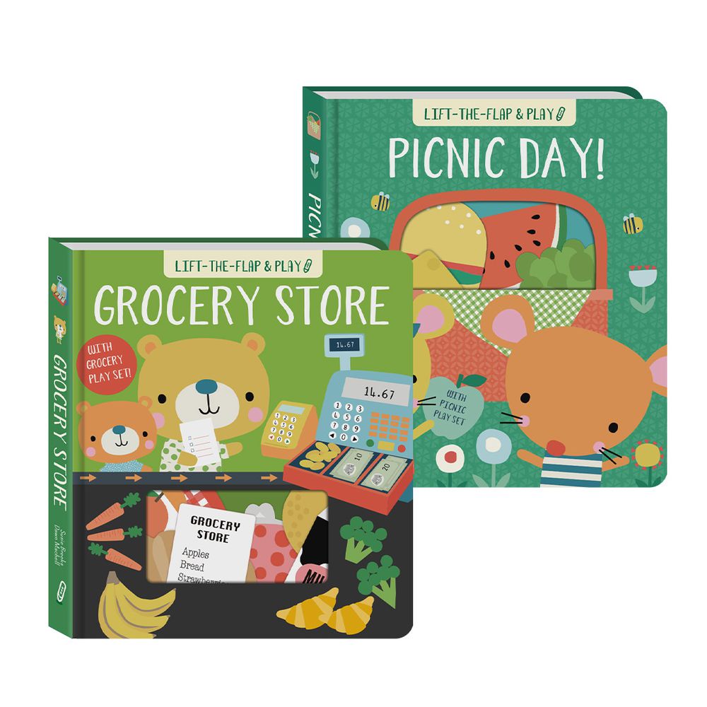 LIFT-THE-FLAP&PLAY 角色扮演遊戲書 第二輯（2冊）