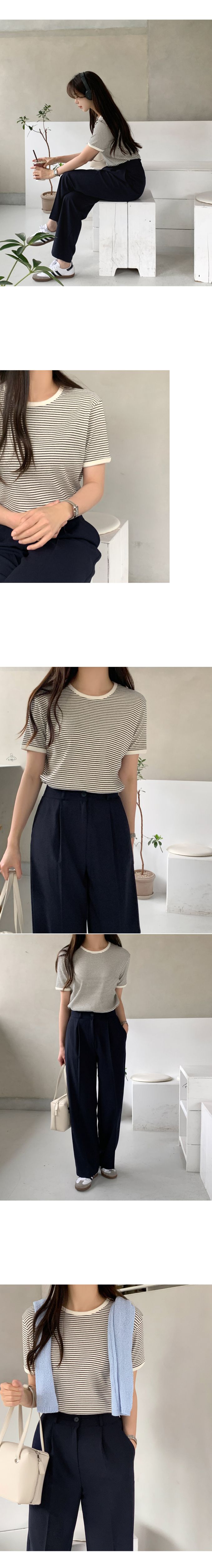 韓國 98doci - 夏季好搭西裝直筒寬褲-薄荷綠