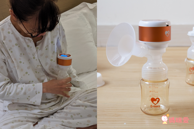 主機只有一個手掌的大小！新貝樂 雙邊電動吸乳器