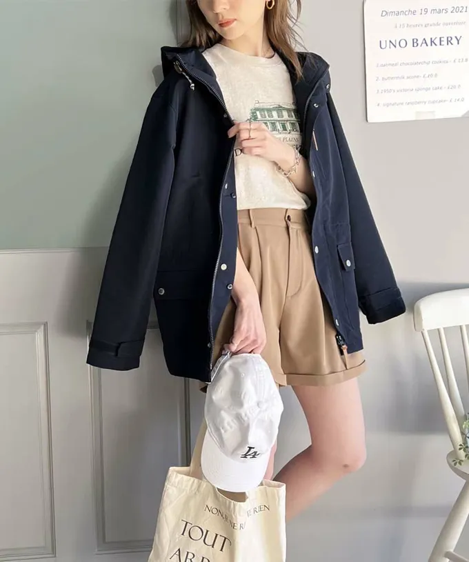 日本 Classical Elf - [熱銷NO.1] 3WAY百搭保暖連帽防風外套-海軍藍