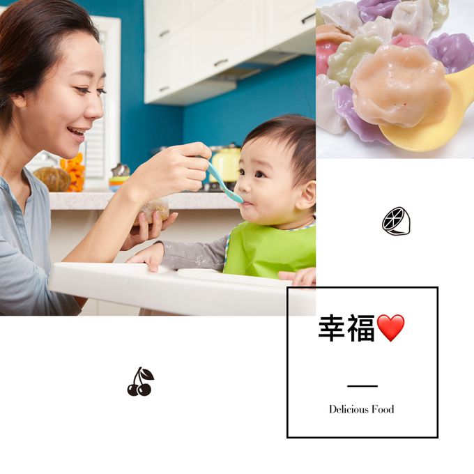 童心好食館 - 寶寶雲彩水餃-高麗菜鮮蝦鮮肉(一歲以上微調味)(23顆)