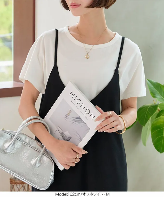 日本 Kobe Lettuce - 經典定番 純棉圓領短袖上衣-條紋-黑白