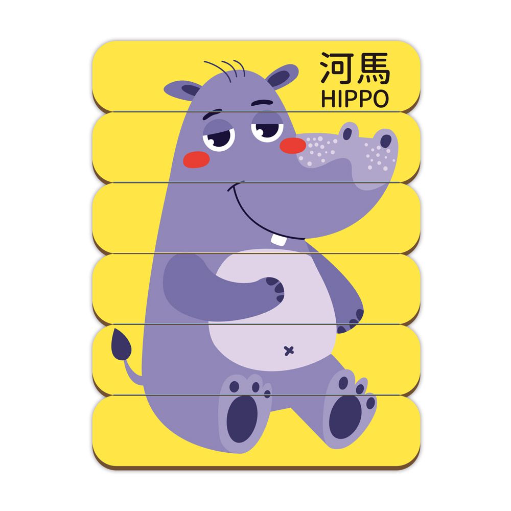 動物配對拼圖