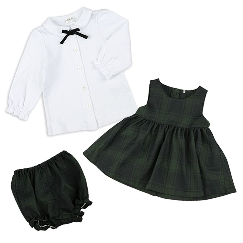 akachan honpo - 襯衫&背心裙&短褲-綠色