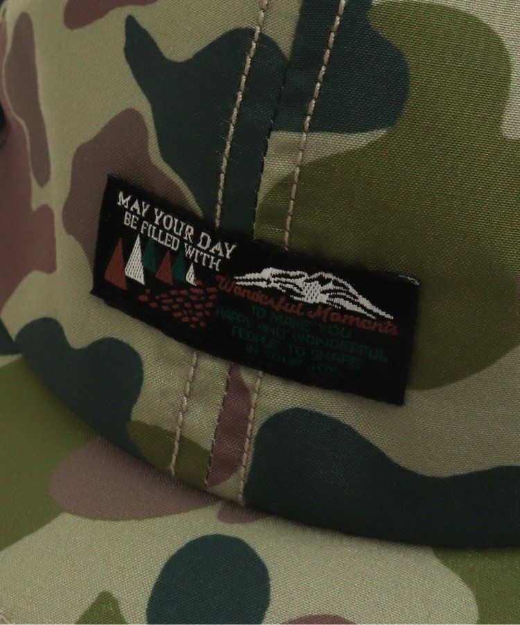 日本 BREEZE - 主角級印花網眼卡車帽-海鷗-綠卡其