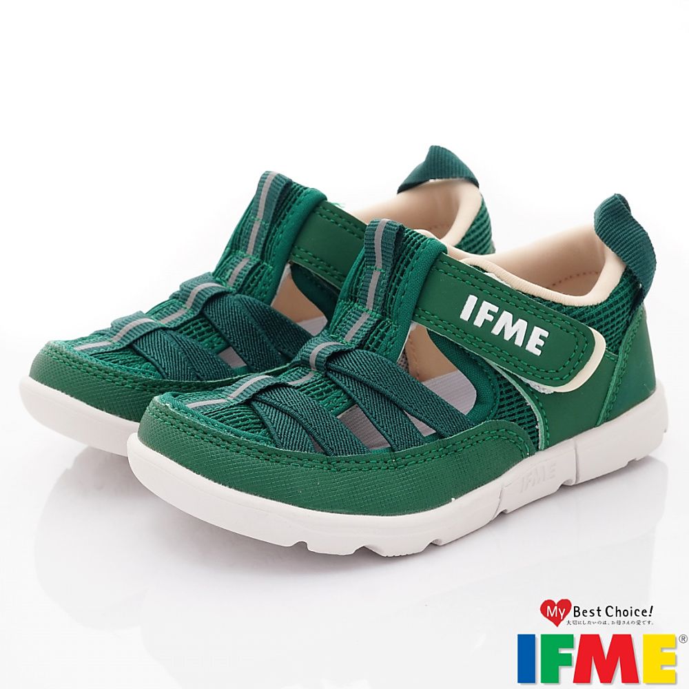 日本IFME - 水涼機能童鞋-IF30-341512綠(中小童段)-水涼鞋-綠